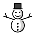 snowman without snow